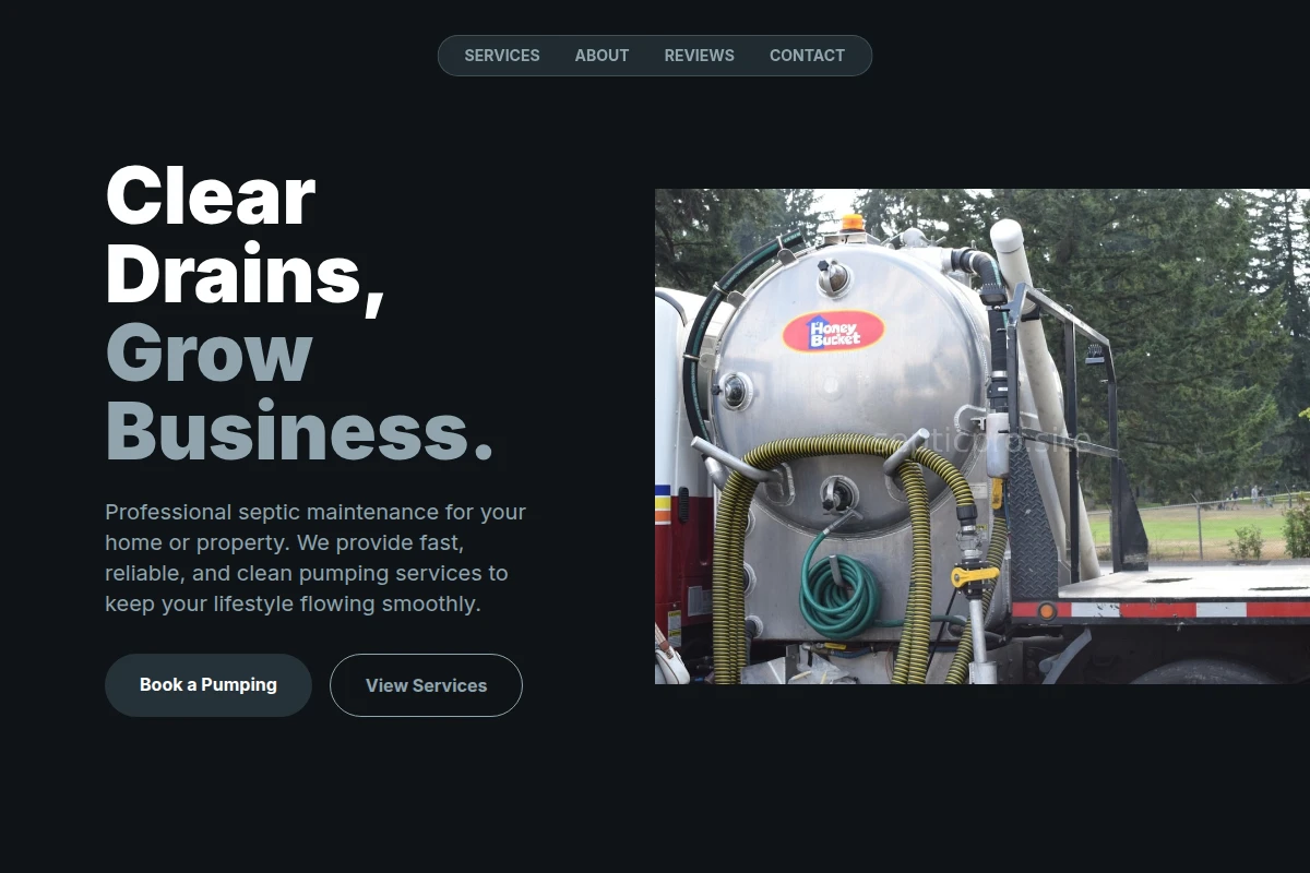 Vacuum Septic Pumping